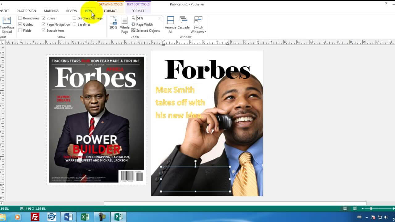Microsoft Publisher 01 How To Create A Magainze Cover In Publisher Throughout Magazine Template For Microsoft Word
