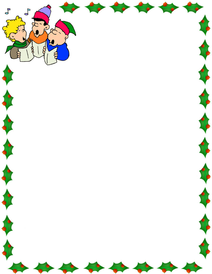 Microsoft Word Christmas Borders | Free Download Best For Christmas Border Word Template