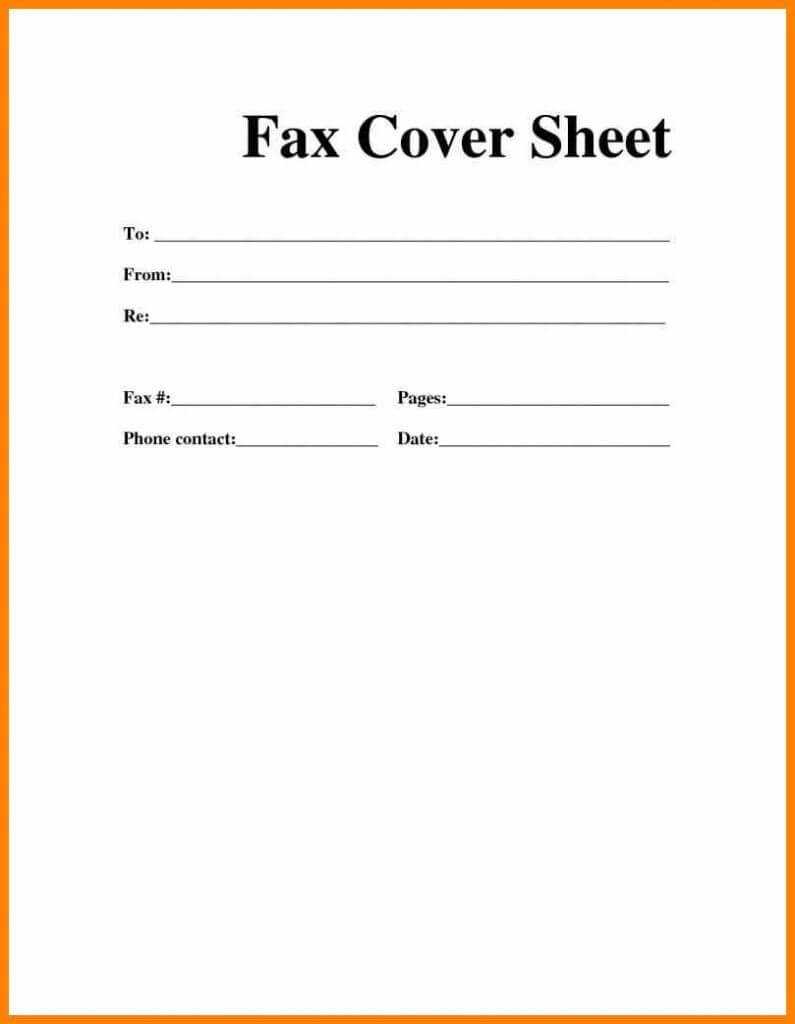 Microsoft Word Fax Cover Sheet | Fax Cover Sheet Template Regarding Fax Cover Sheet Template Word 2010