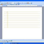 Microsoft Word Notebook regarding Notebook Paper Template For Word 2010
