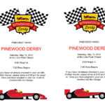 Microsoft Word – Pinewood Derby Flyer.docx | Scouts With Pinewood Derby Certificate Template