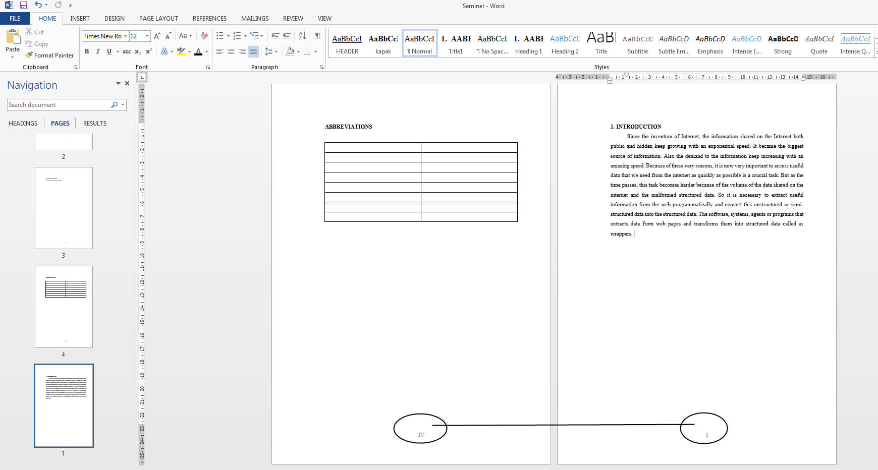 Microsoft Word – Table Of Contents Is Using Regular (Arabic Throughout Word 2013 Table Of Contents Template