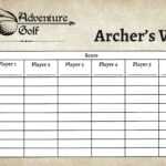 Mini Golf Score Cards S Download Pertaining To Golf Score Cards Template