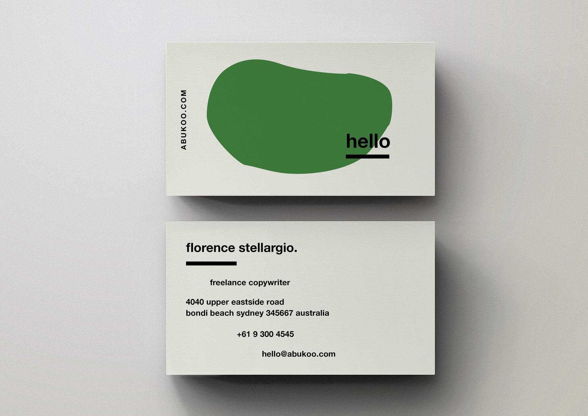 Minimal Business Cards | Best Business Cards | Business Card With Freelance Business Card Template