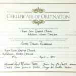 Minister License Certificate Template | Template Modern Design Inside Free Ordination Certificate Template