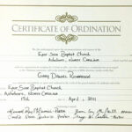 Minister License Certificate Template | Template Modern Design With Certificate Of Ordination Template