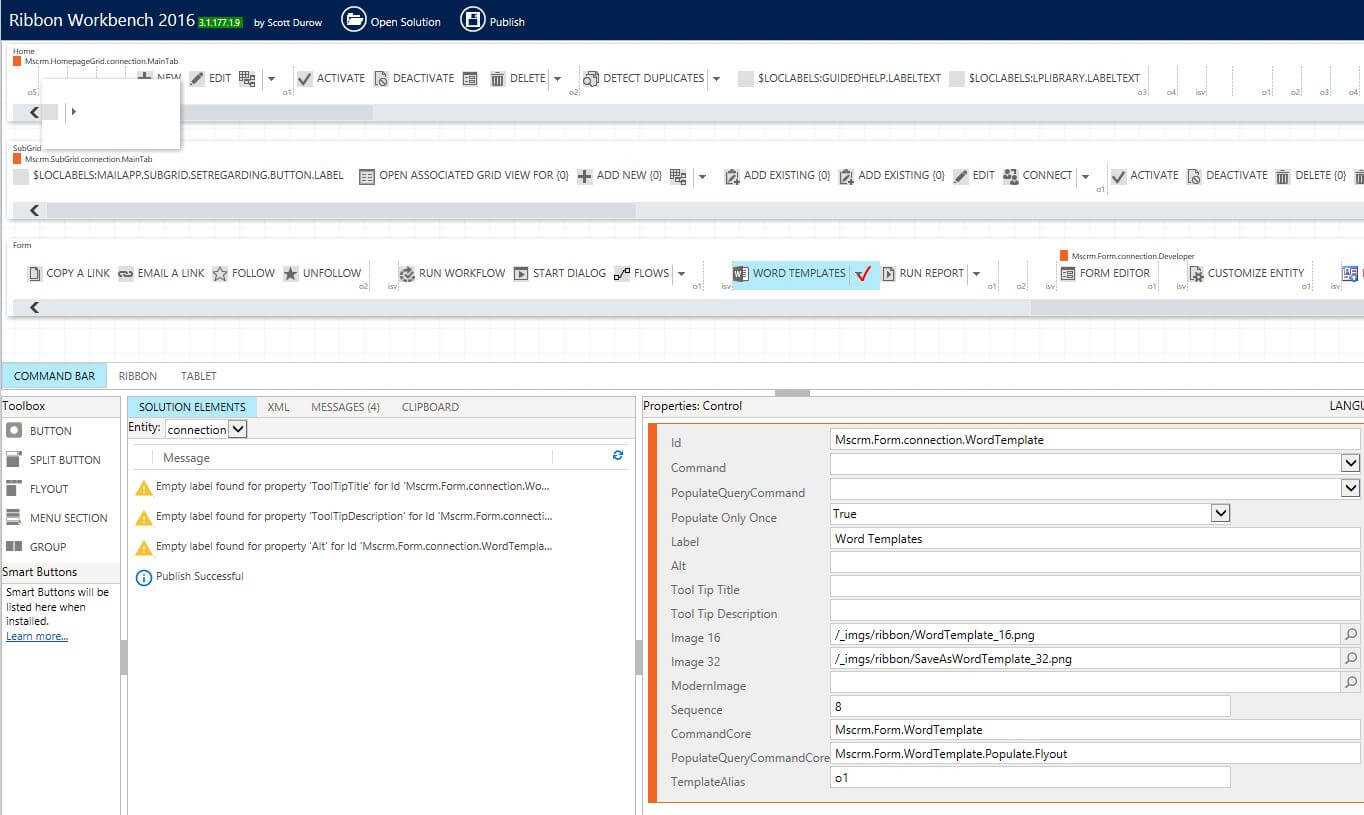 Missing Word Templates Ribbon Button V9 – Microsoft Dynamics In Button Template For Word