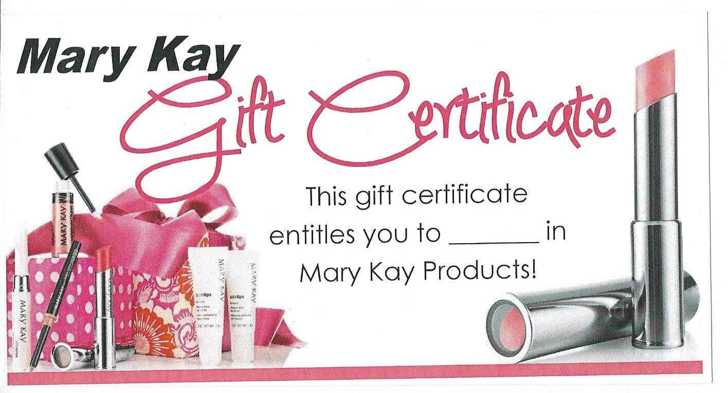 Mk Gift Certificate … | My Mk In 2019… In Mary Kay Gift Certificate Template