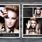 Model Comp Card Template In Free Model Comp Card Template Psd