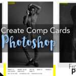 Model Comp Card With Adobe Photoshop + Free Template Inside Comp Card Template Psd