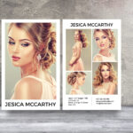 Modeling Comp Card | Fashion Model Comp Card Template In Free Zed Card Template