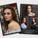 Modeling Comp Card | Model Agency Zed Card | Photoshop Inside Zed Card Template