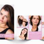 Modeling Comp Card | Model Agency Zed Card | Photoshop & Ms Within Zed Card Template