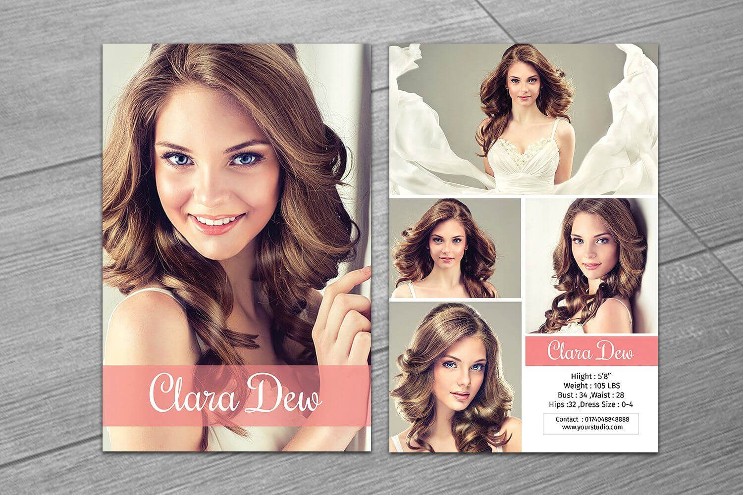 Modeling Comp Card Template V247Template Shop On For Free Comp Card Template