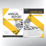 Modern Business And Financial Cover Page, Vector Template – Can.. For Cover Page For Annual Report Template