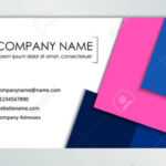 Modern Business Card Template. Business Cards With Company Logo In Buisness Card Template