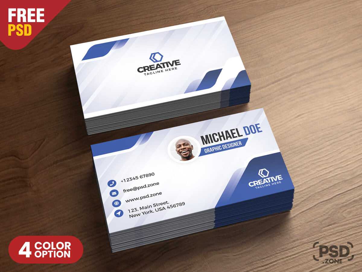 Modern Business Cards Design Psd – Psd Zone In Modern Business Card Design Templates