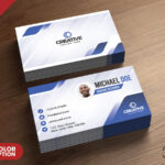 Modern Business Cards Design Psd – Psd Zone In Psd Visiting Card Templates