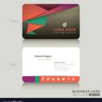 Modern Business Cards Design Template With Regard To Modern Business Card Design Templates