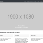 Modern Business – Full Website Template For Bootstrap 4 Pertaining To Blank Html Templates Free Download