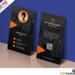 Modern Corporate Business Card Template Free Psd | Psd Print Intended For Free Psd Visiting Card Templates Download