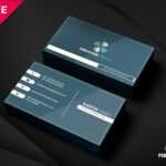 Modern Corporate Business Card Template | Psddaddy Pertaining To Unique Business Card Templates Free