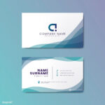 Modern Geometric Business Card Design | Free Image Regarding Calling Card Free Template