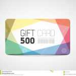 Modern Gift Card Template Stock Vector. Illustration Of throughout Gift Card Template Illustrator