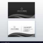 Modern Professional Dark Business Card Design With Modern Business Card Design Templates