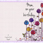 Mom Birthday Card Template | Theveliger with regard to Mom Birthday Card Template