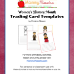 Mommy Maestra: Free Download: Women In World History Trading With Free Trading Card Template Download
