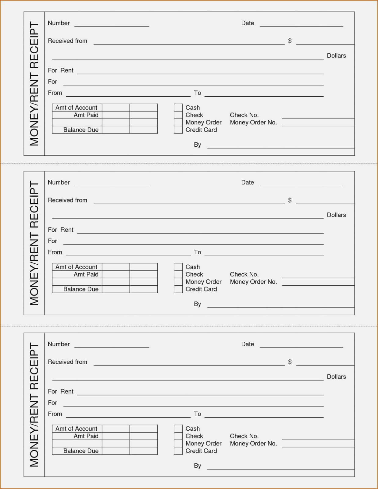 Money Order Receipt Template Reference 15 Fresh Free Blank Intended For Blank Money Order Template