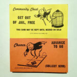 Monopoly Replacement Chance & Community Chest Cards Full Set Inside Get Out Of Jail Free Card Template