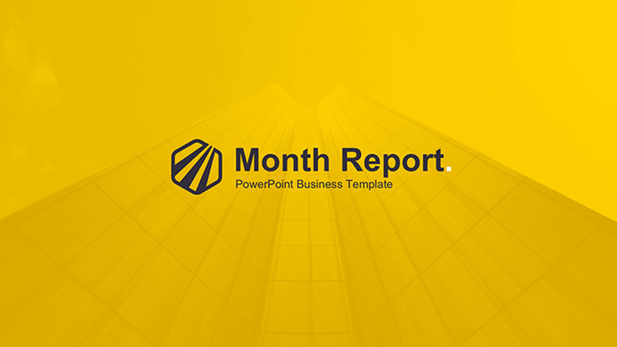 Month Report Powerpoint Template With Monthly Report Template Ppt