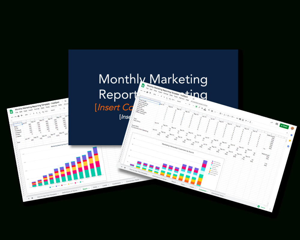 Monthly Marketing Reporting Templates – Free Download Inside Marketing Weekly Report Template