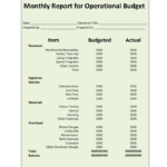 Monthly Report Template In How To Write A Monthly Report Template