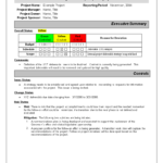 Monthly Status Report | Templates At Allbusinesstemplates Within Monthly Status Report Template Project Management