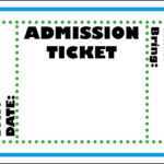 Mormon Share } Admission Ticket | Colossal Coaster World Vbs Regarding Blank Admission Ticket Template