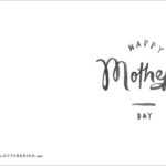 Mothers Day Cards Download #cards #download #mothers Inside Mothers Day Card Templates