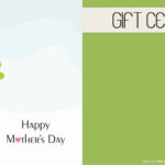 Mother's Day Gift Certificate Templates In Spa Day Gift Certificate Template