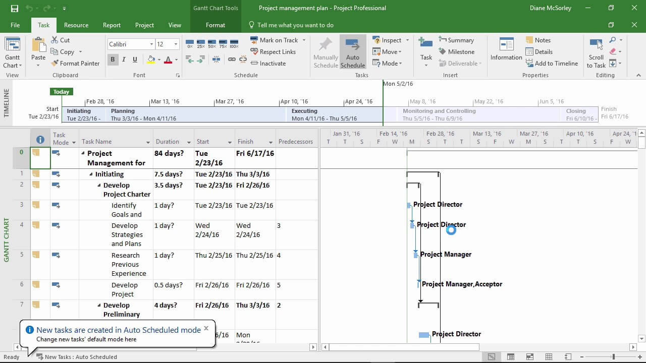 Ms Project 2016 – Create A Plan Regarding Ms Project 2013 Report Templates