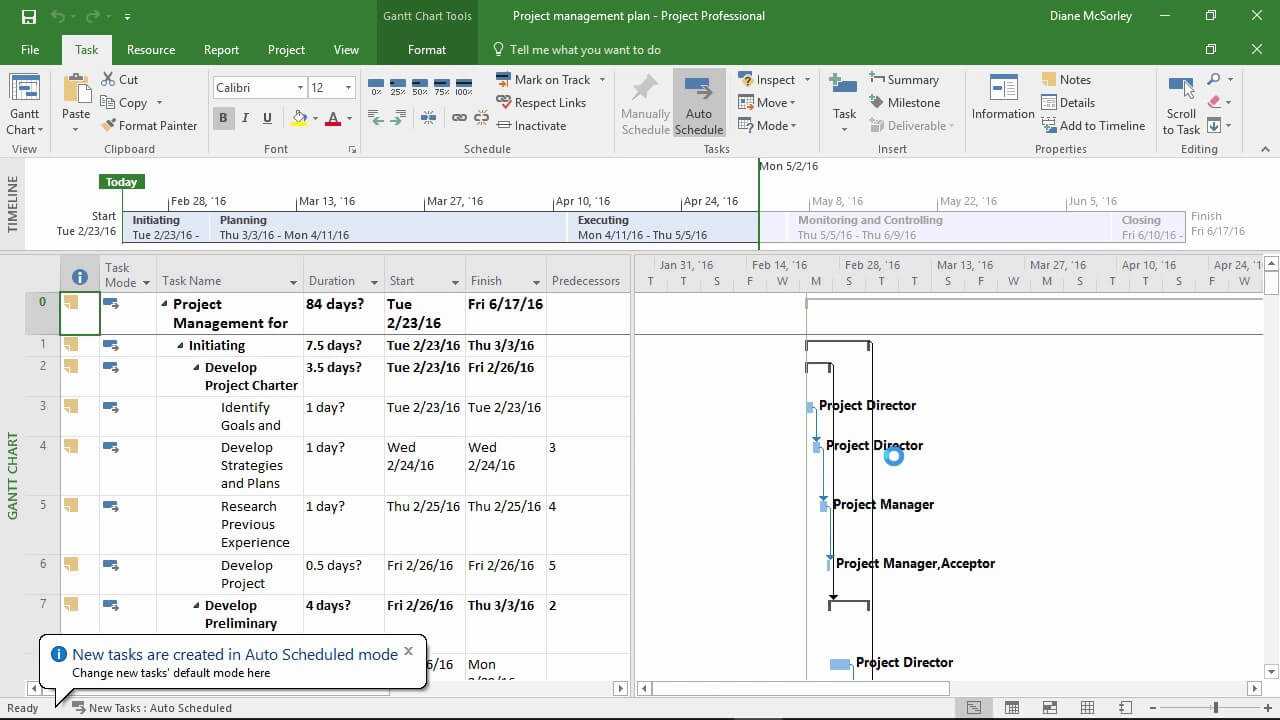 Ms Project 2016 – Create A Plan Regarding Ms Project 2013 Report Templates