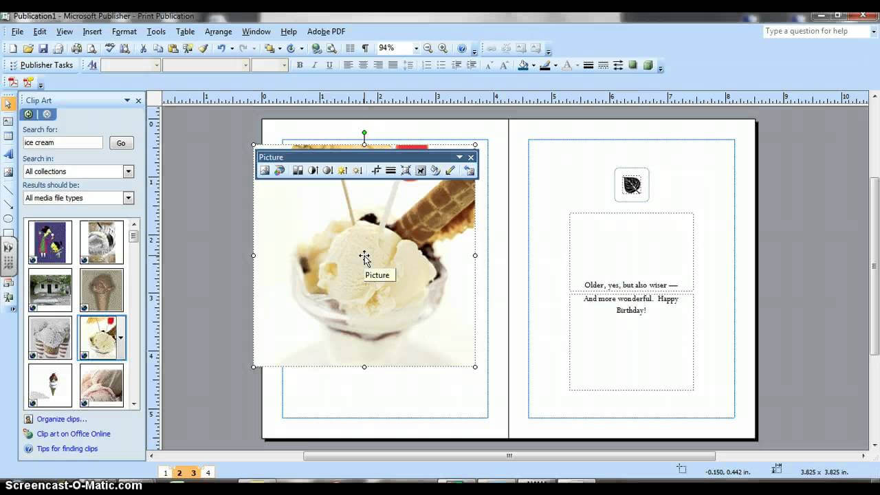 Ms Publisher Birthday Card Throughout Microsoft Word Birthday Card Template