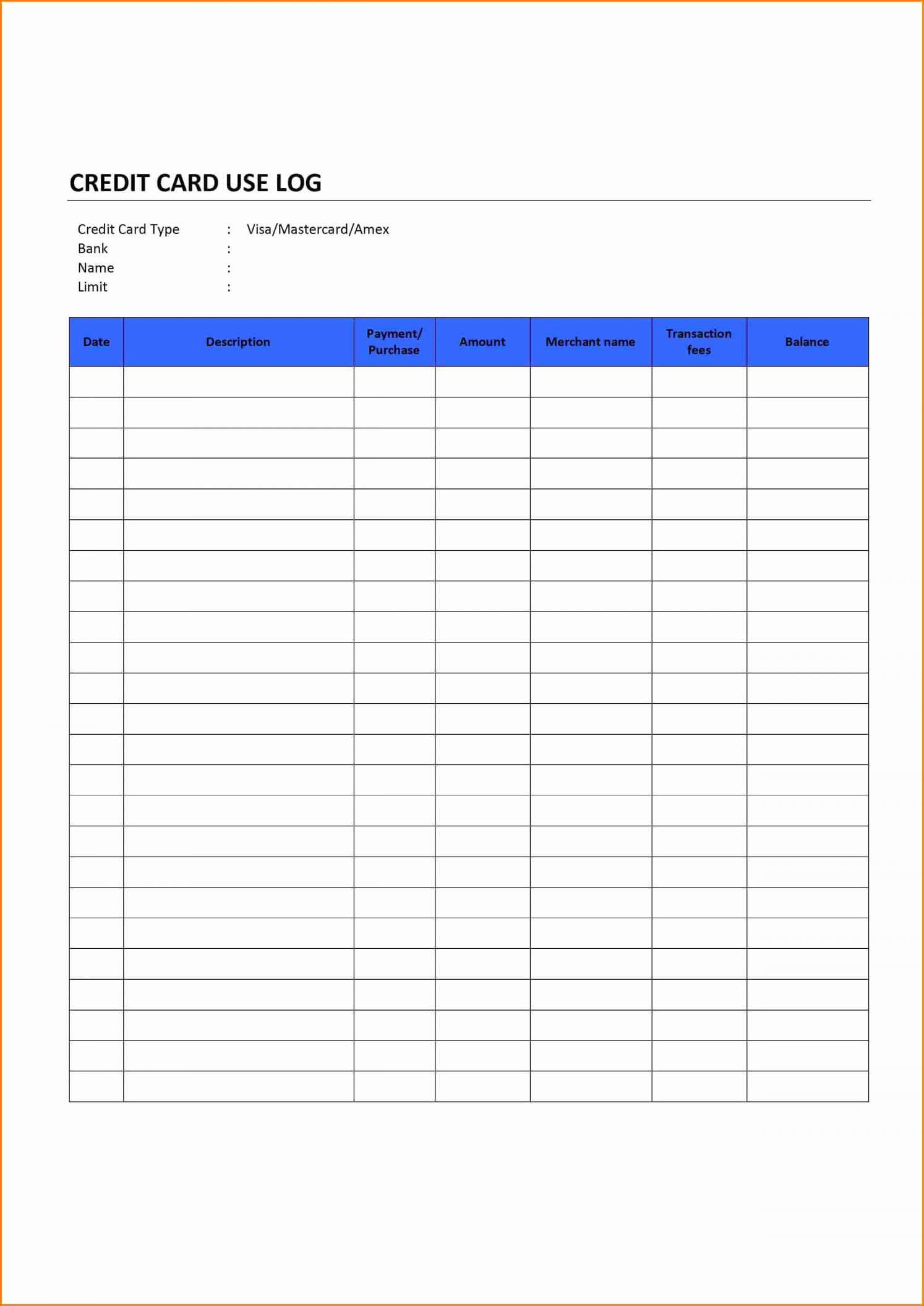 Multiple Credit Card Payoff Calculator Spreadsheet Excel Inside Credit Card Payment Spreadsheet Template