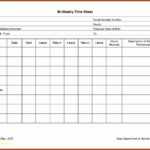 Multiple Employee Timesheet Free Then Awesome Biweekly Pertaining To Weekly Time Card Template Free