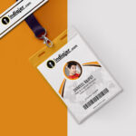 Multipurpose Corporate Office Id Card Free Psd Template Within Id Card Design Template Psd Free Download