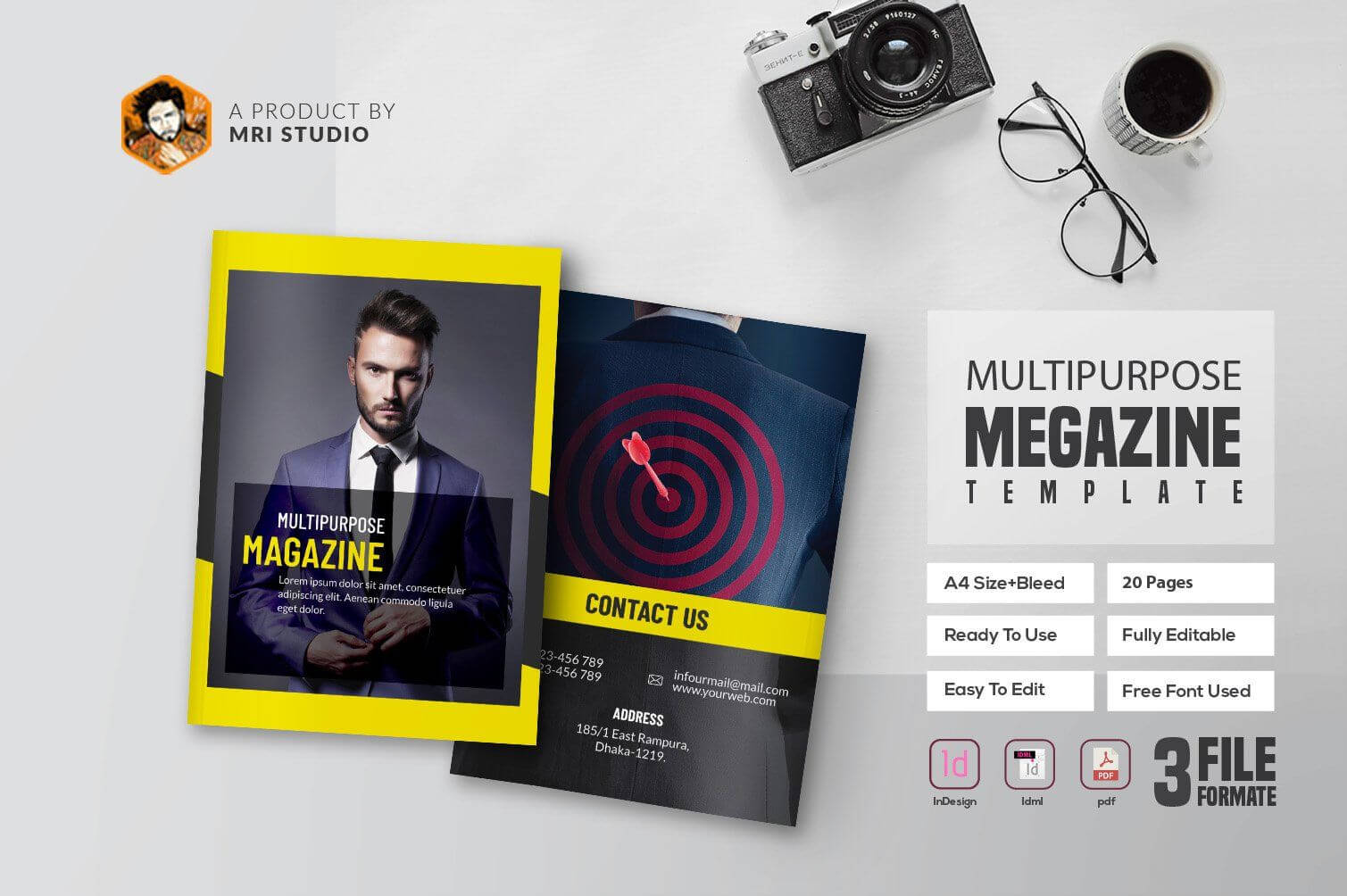 Multipurpose Magazine #ad , #affiliate, #quot#word Within Magazine Ad Template Word