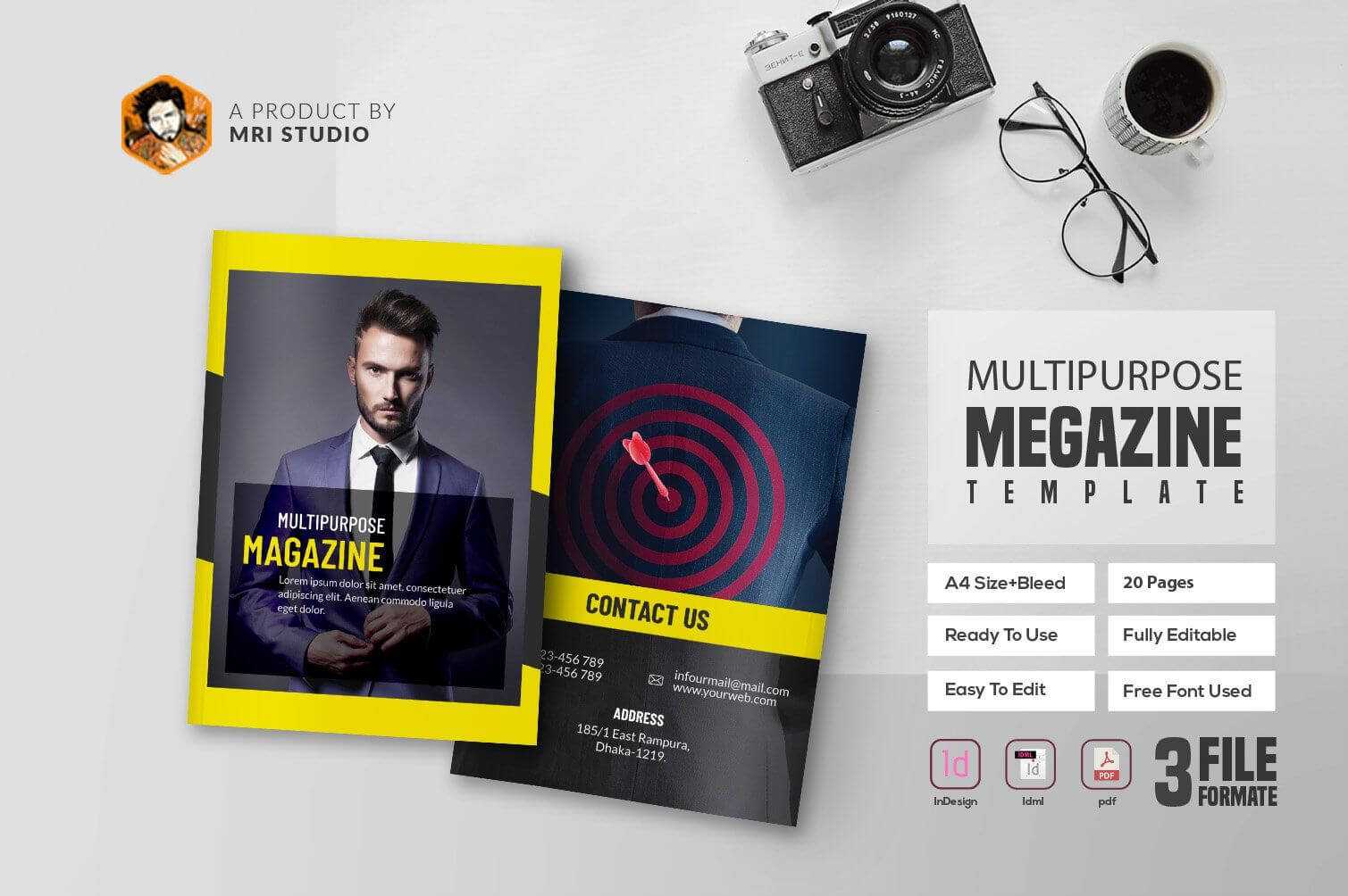 Multipurpose Magazine #ad , #affiliate, #quot#word within Magazine Ad Template Word