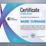 Multipurpose Modern Professional Certificate Template Design.. Regarding Star Performer Certificate Templates