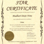 Name A Star Certificate Template – Top Image Gallery Site Within Star Performer Certificate Templates